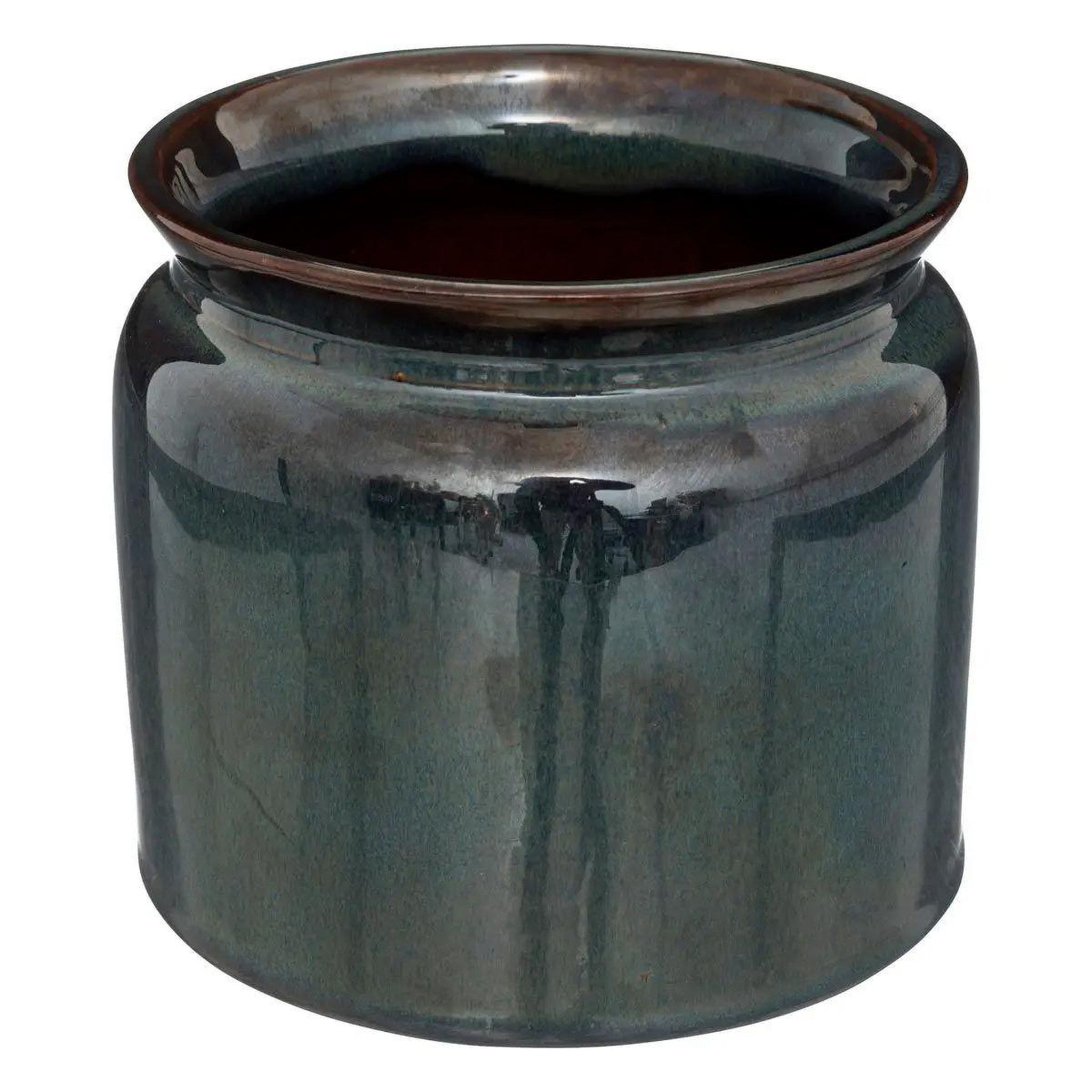 ATMOSPHERA Cache-Pot en Céramique  Bota  16cm Bleu