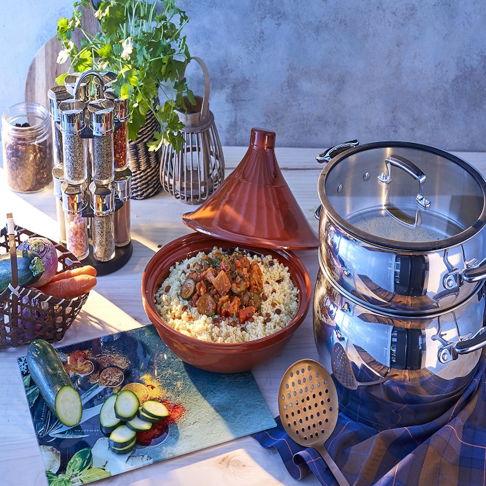 Voir la diapositive 4 : SECRET DE GOURMET Support à épices avec 12 pots