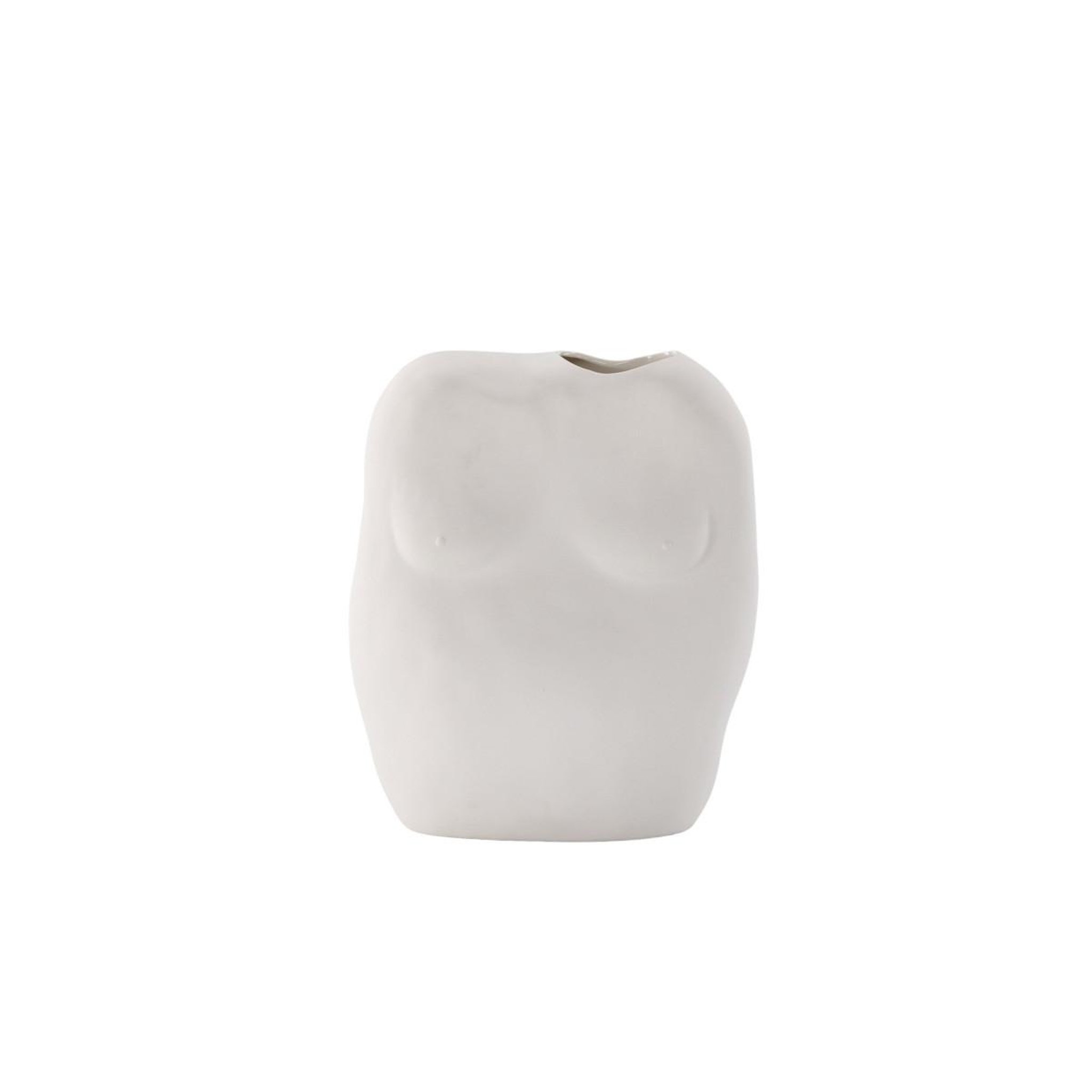 Voir la diapositive 4 : Paris Prix Vase buste en céramique  romie  28cm blanc cassé