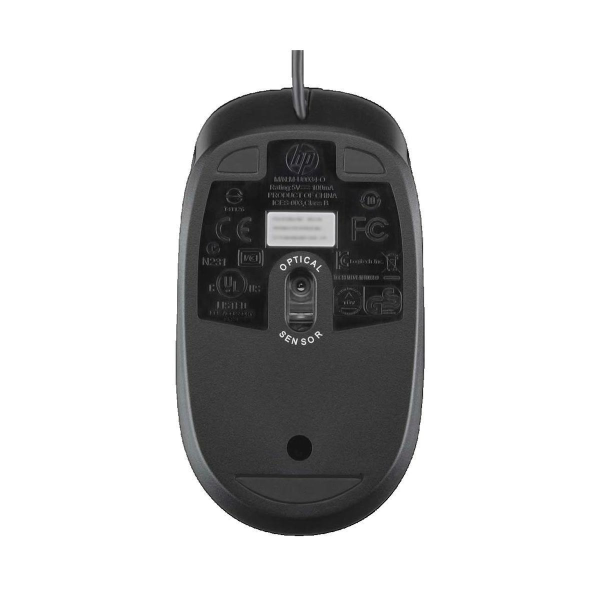 HP Souris HP 0190780683408 optique USB noir