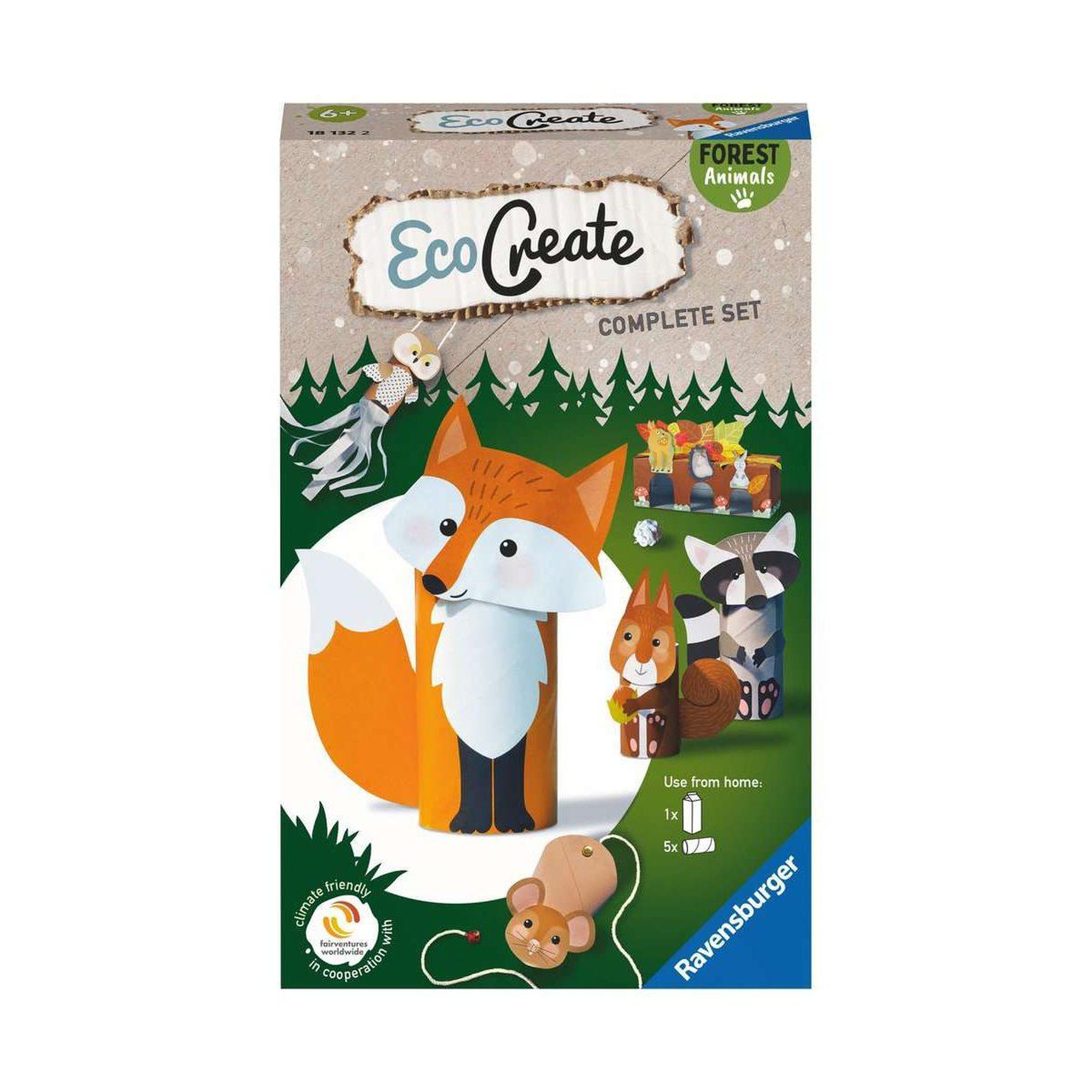 RAVENSBURGER Ecocreat mini kit animaux de la foret