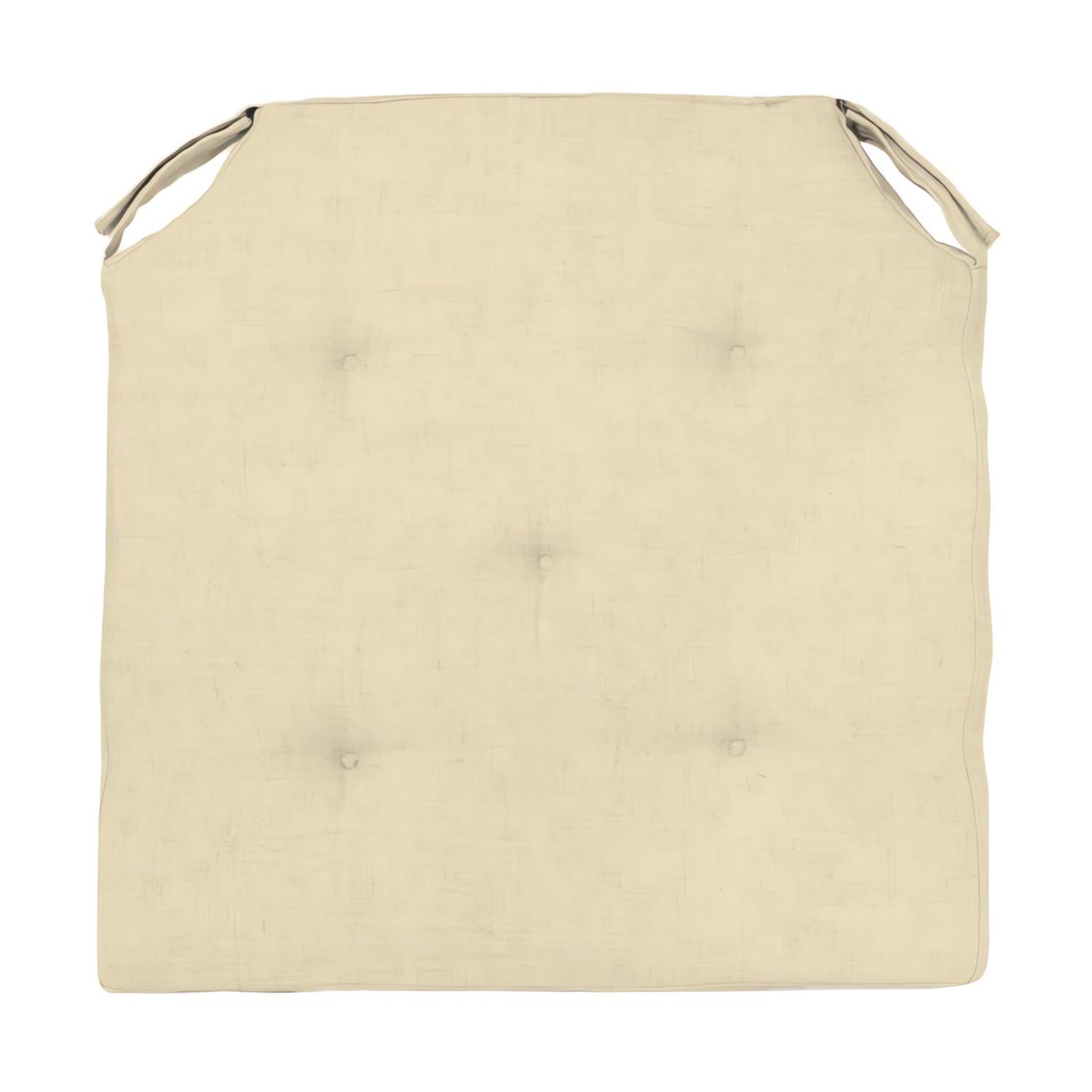 SOLEIL D'OCRE Dessus de chaise lin 40x40x4 cm LINEN, par Soleil d'Ocre