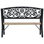 Voir la diapositive 3 : VIDAXL Banc de jardin 120 cm Bois