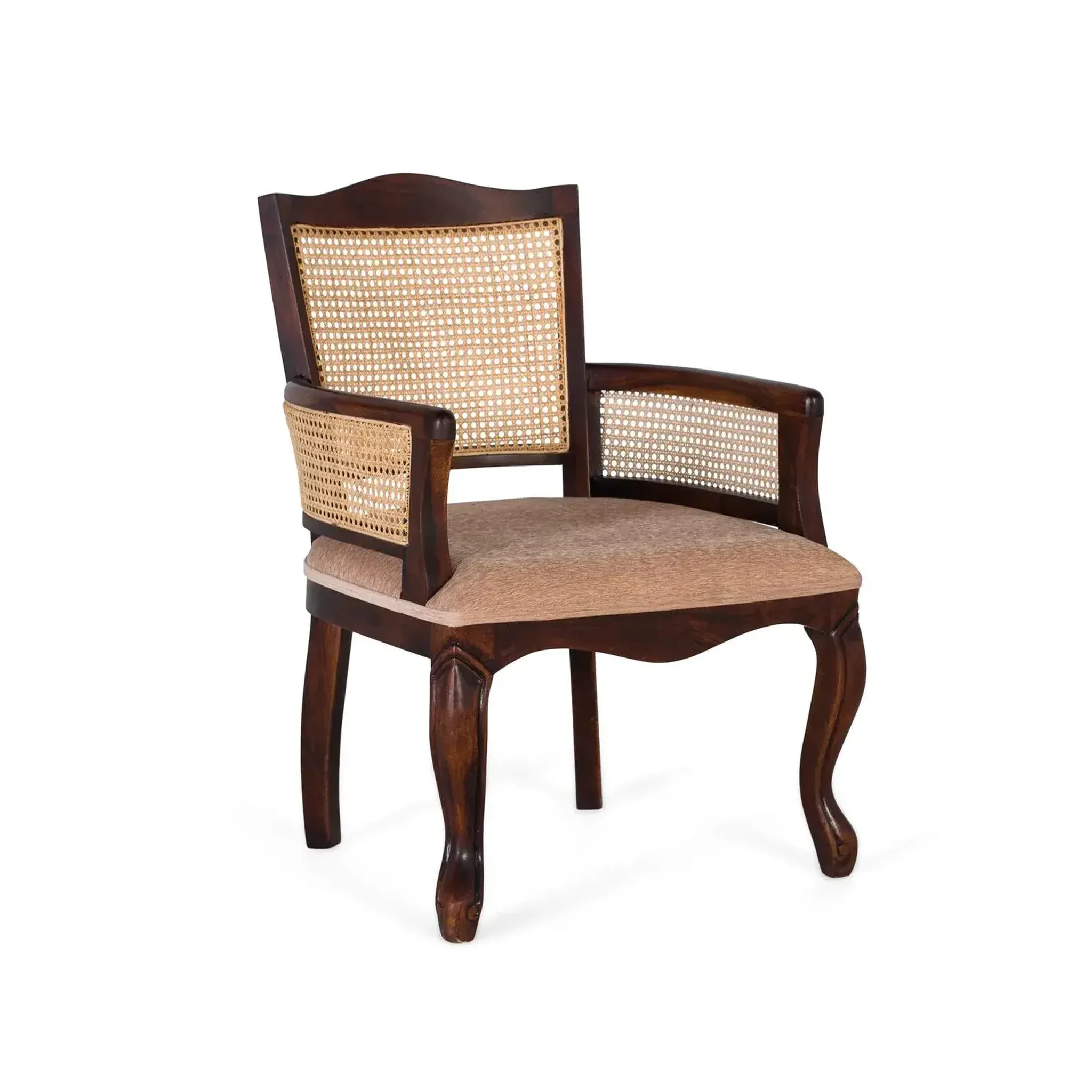 GINER Y COLOMER SL Fauteuil en bois d'acacia 64 cm style rustique vintage