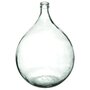  Vase Design en Verre  Dame Jeanne  56cm Transparent