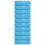 Voir la diapositive 1 : VIDAXL Serviettes d invité 10 pcs turquoise 30x50cm 360g m² 100% coton