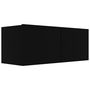 Voir la diapositive 5 : VIDAXL Ensemble de meuble TV 5 pcs Noir Bois d'ingenierie