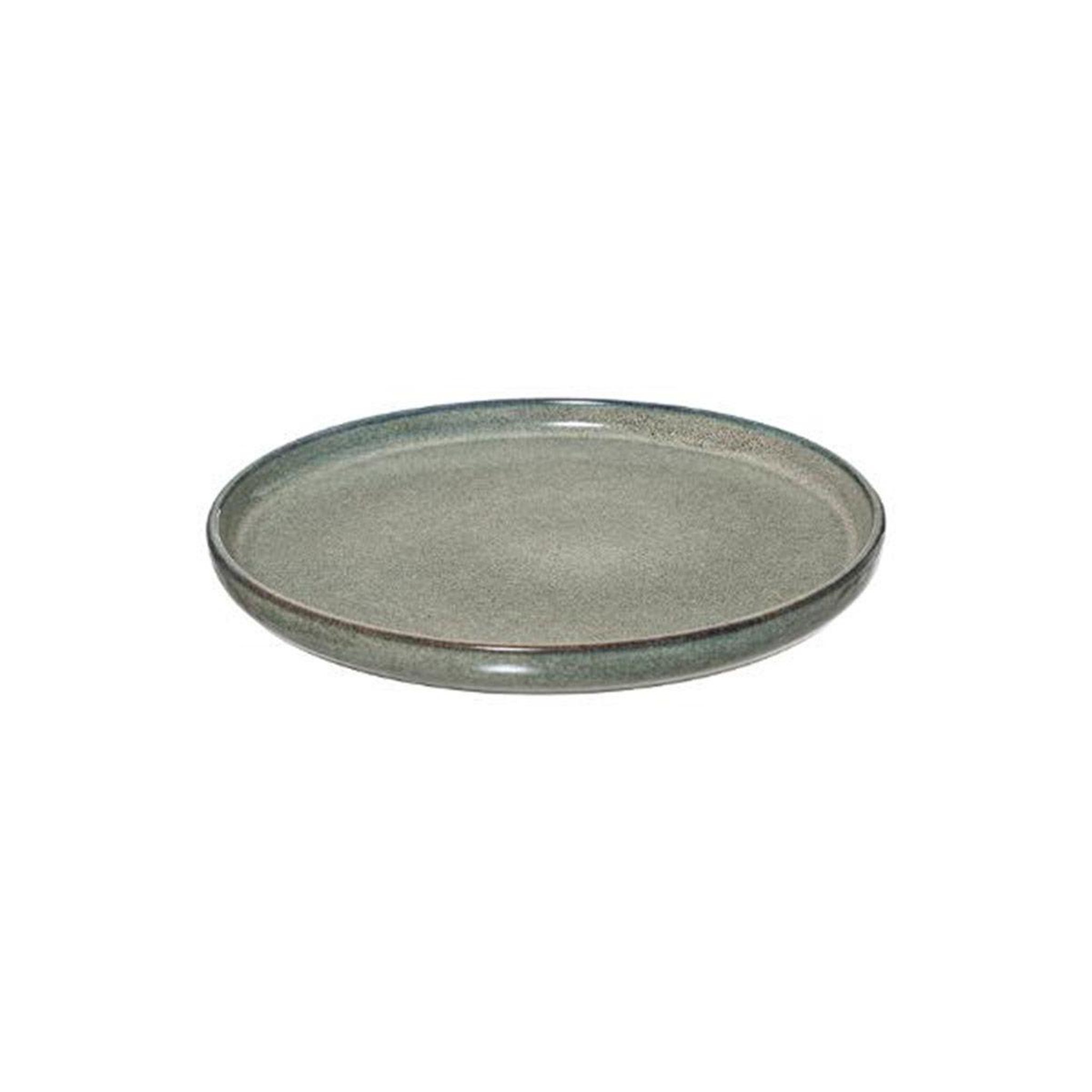 Voir la diapositive 2 : SECRET DE GOURMET Lot de 6 Assiettes à Dessert  Terre Inconnue  21cm Vert