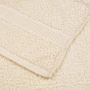 Voir la diapositive 6 : VIDAXL Essuie mains 2 pcs crème 50x100 cm 360 g m² 100% coton