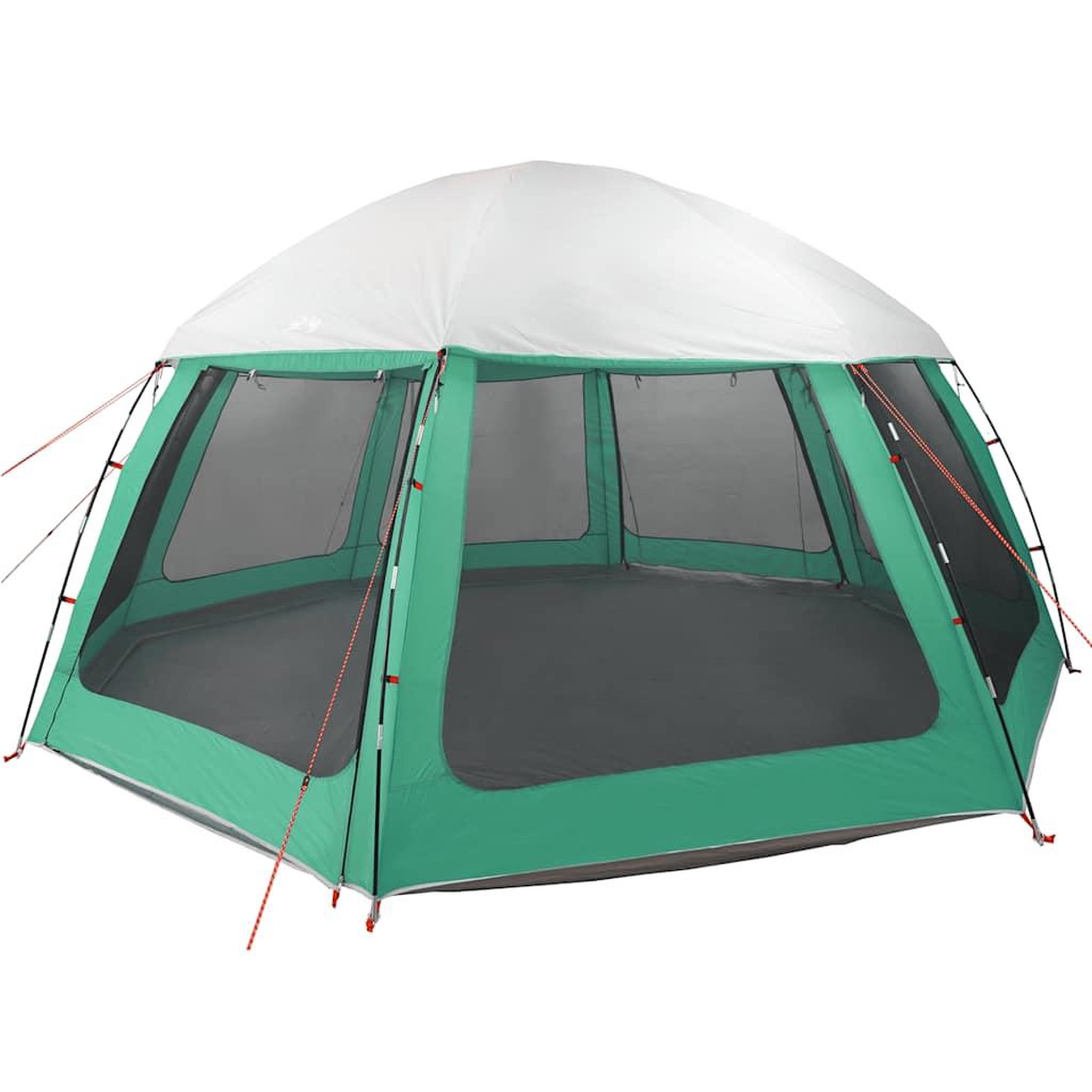 Voir la diapositive 3 : VIDAXL Tente piscine toit amovible parois maille vert d'eau 510x510 cm