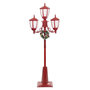 Voir la diapositive 1 : FEERIC LIGHT & CHRISTMAS Décoration Lumineuse Intérieur  3 Lanternes  215cm Rouge