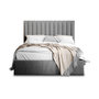 Voir la diapositive 1 : BEST MOBILIER Rosario - lit coffre - 160x200 - sommier inclus - en velours
