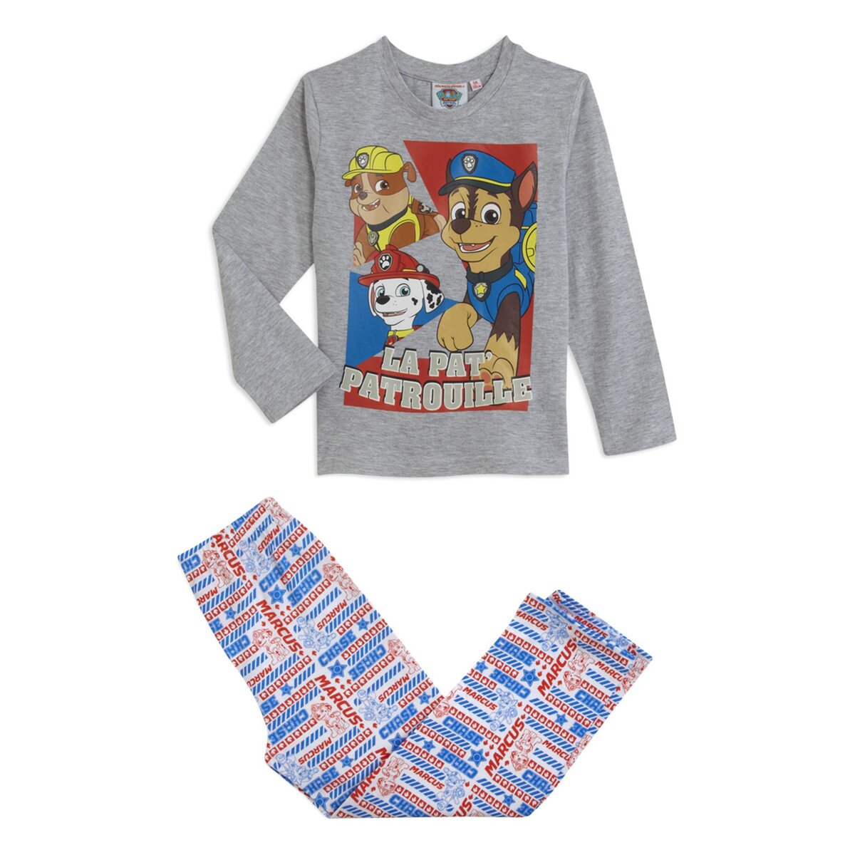 PAW PATROL Pyjama gar on 3 au 8 ans pas cher Auchan