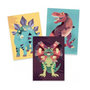 Voir la diapositive 2 : Djeco Tableaux metal Jurassic Dinosaures