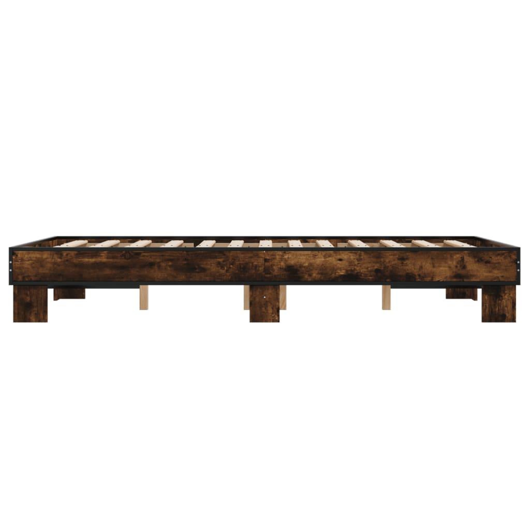Voir la diapositive 5 : VIDAXL Cadre de lit sans matelas chene marron 120x200 cm