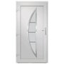 Voir la diapositive 5 : VIDAXL Porte d'entree anthracite 108x200 cm PVC