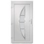 Voir la diapositive 5 : VIDAXL Porte d'entree anthracite 108x200 cm PVC