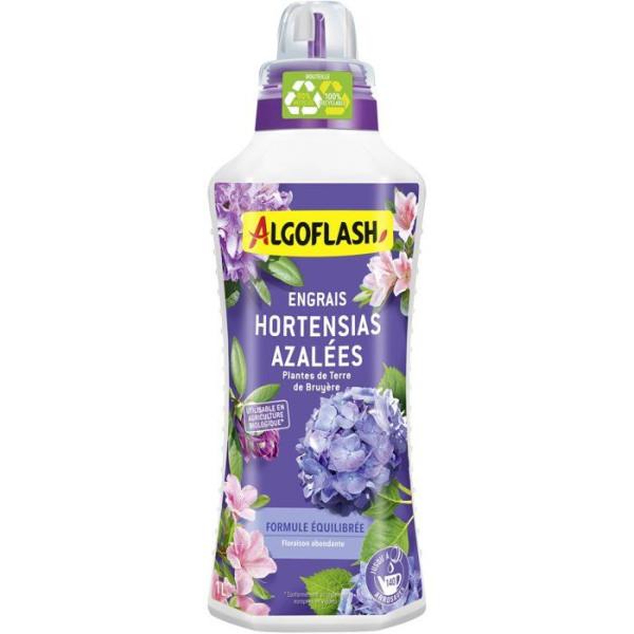 ALGOFLASH Engrais hortensias - algoflash - 1 l