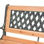 Voir la diapositive 5 : VIDAXL Banc de jardin 122 cm Bois