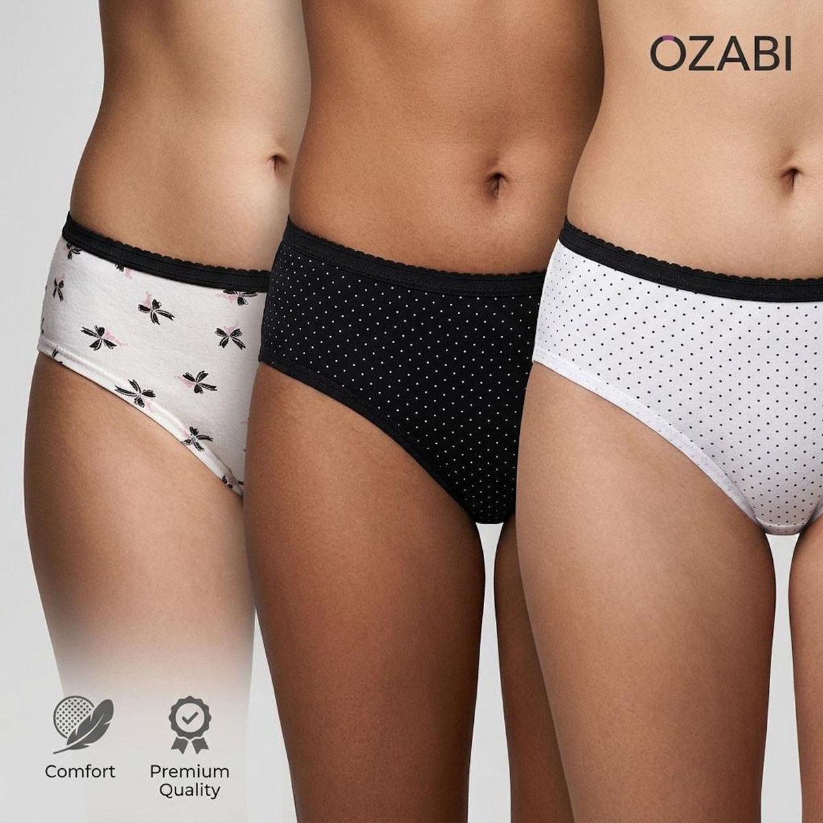 OZABI OZABI Pack Culottes Fille Coton - Lot de 6