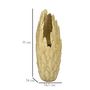 Voir la diapositive 6 : Paris Prix Vase Design Plumes  Feathers  91cm Or