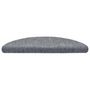 Voir la diapositive 4 : VIDAXL Tapis autoadhesifs de marches 10 pcs Gris clair 56x17x3 cm