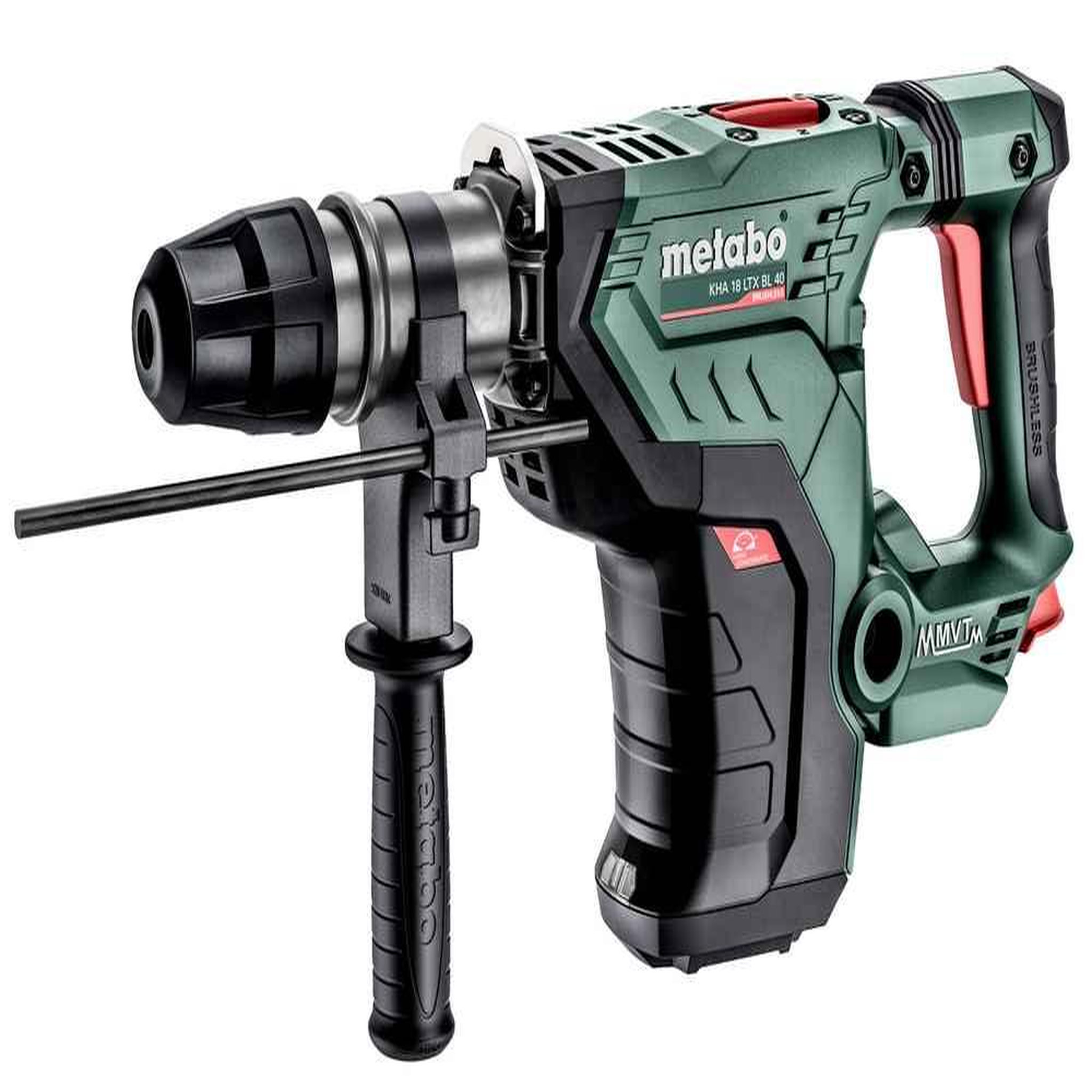METABO SAS Marteau perforateur burineur 36 V KHA 18 LTX BL 40 - Pick+Mix (sans batterie), coffret metaBOX