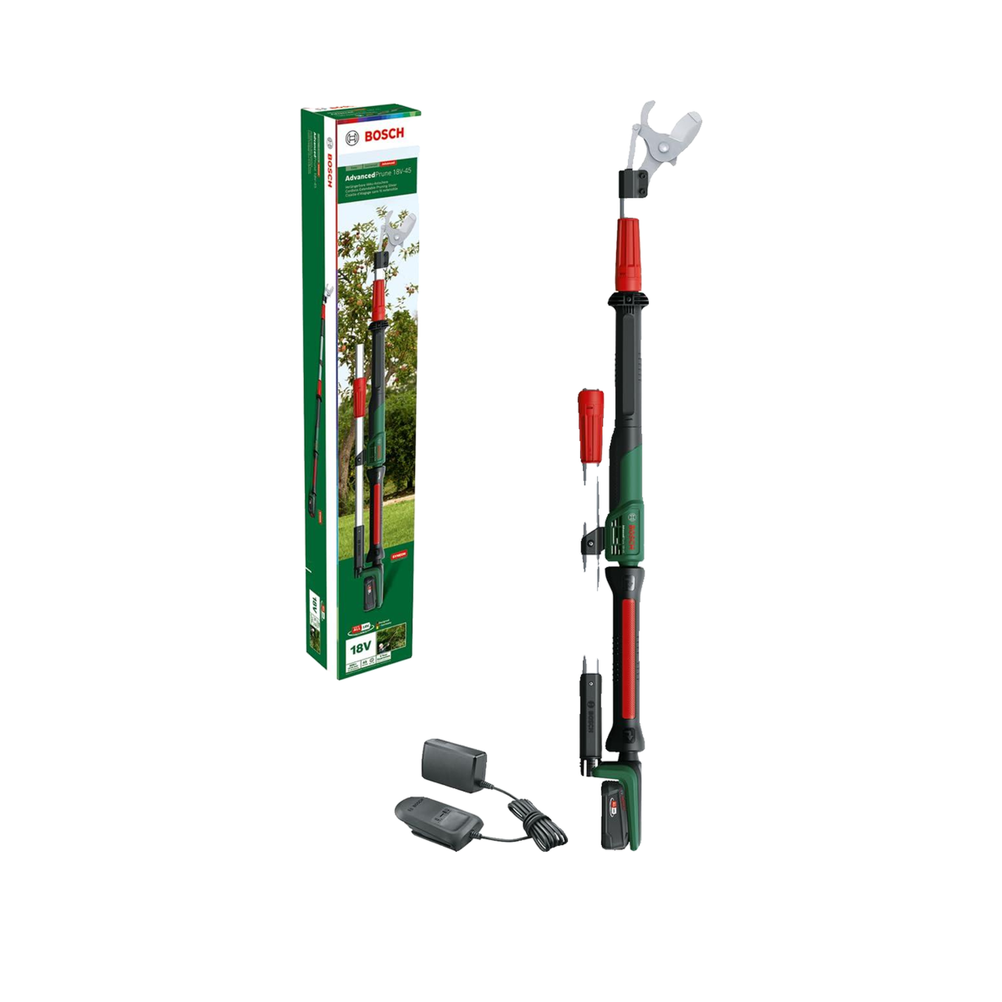 BOSCH Sécateur sans fil Bosch advancedprune 18v-45 2.0 Ah vert/noir