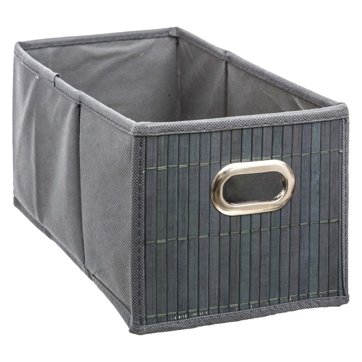 FIVE Boîte de rangement design en bambou et tissu Mix'n modul