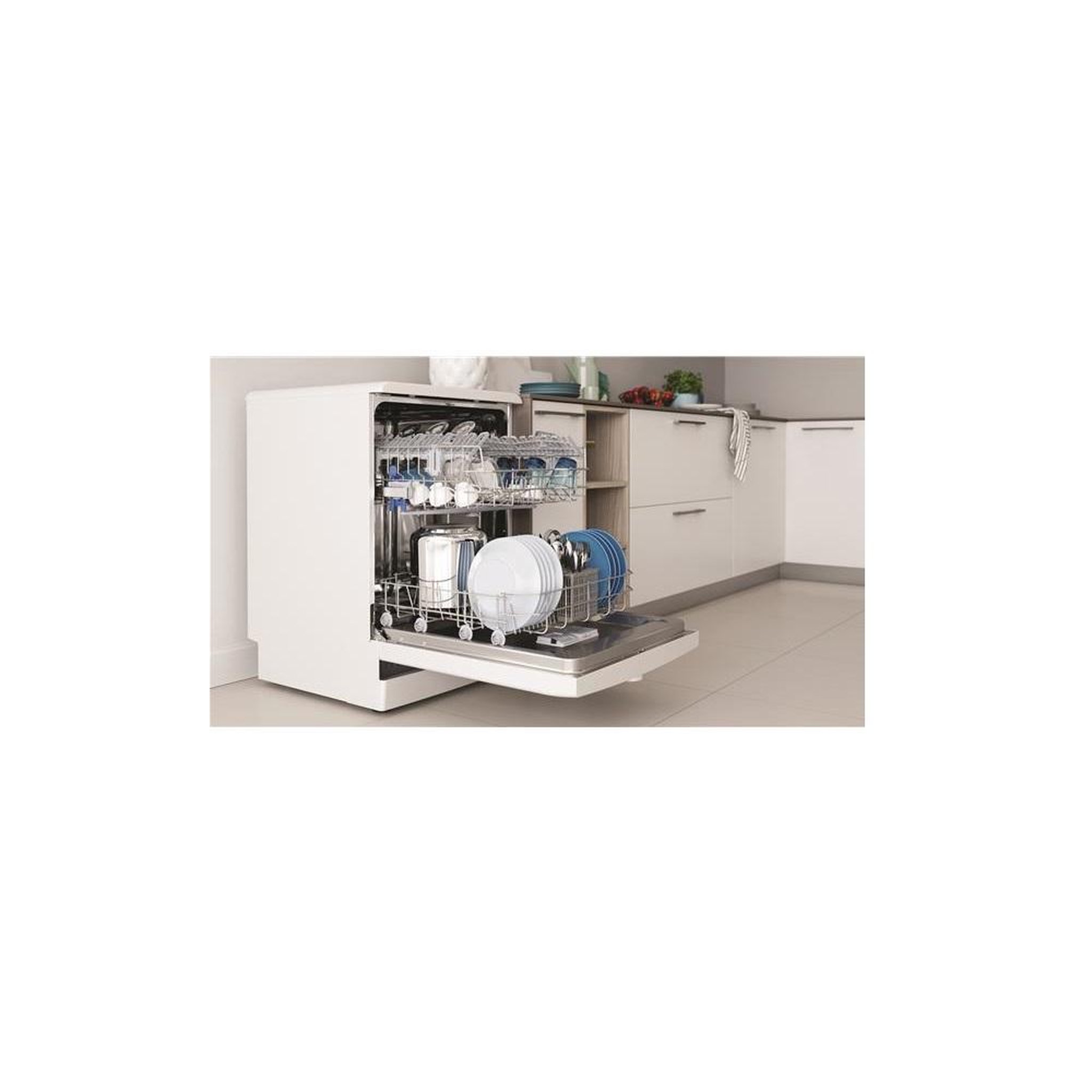 Voir la diapositive 4 : Indesit Lave-vaisselle 60cm 14 couverts 46db - d2fhk26