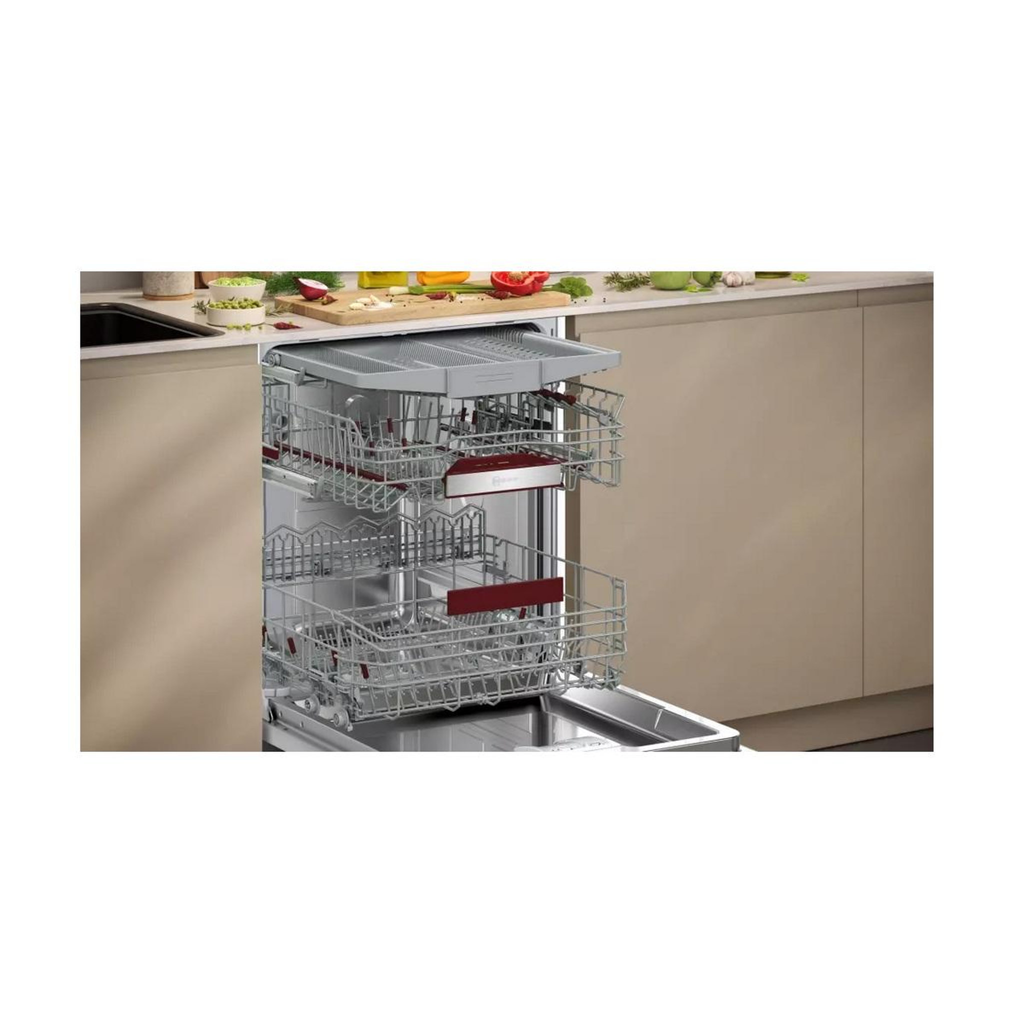Voir la diapositive 3 : Neff Lave-vaisselle 60cm 14 couverts 42db tout intégrable - s177ecx17e