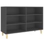 Voir la diapositive 2 : VIDAXL Buffet Gris 103,5x35x70 cm bois d'ingenierie