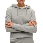 SUPERDRY Sweat à Capuche  Femme Superdry Plain Hood. Coloris disponibles : Gris