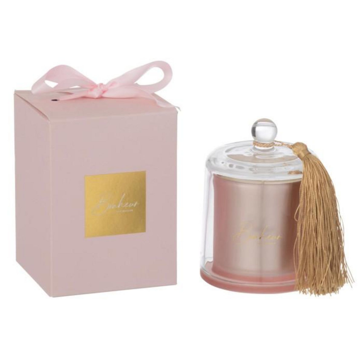 Paris Prix Bougie Parfumée Cloche  Cloe  13cm Sapphire Amber Tea