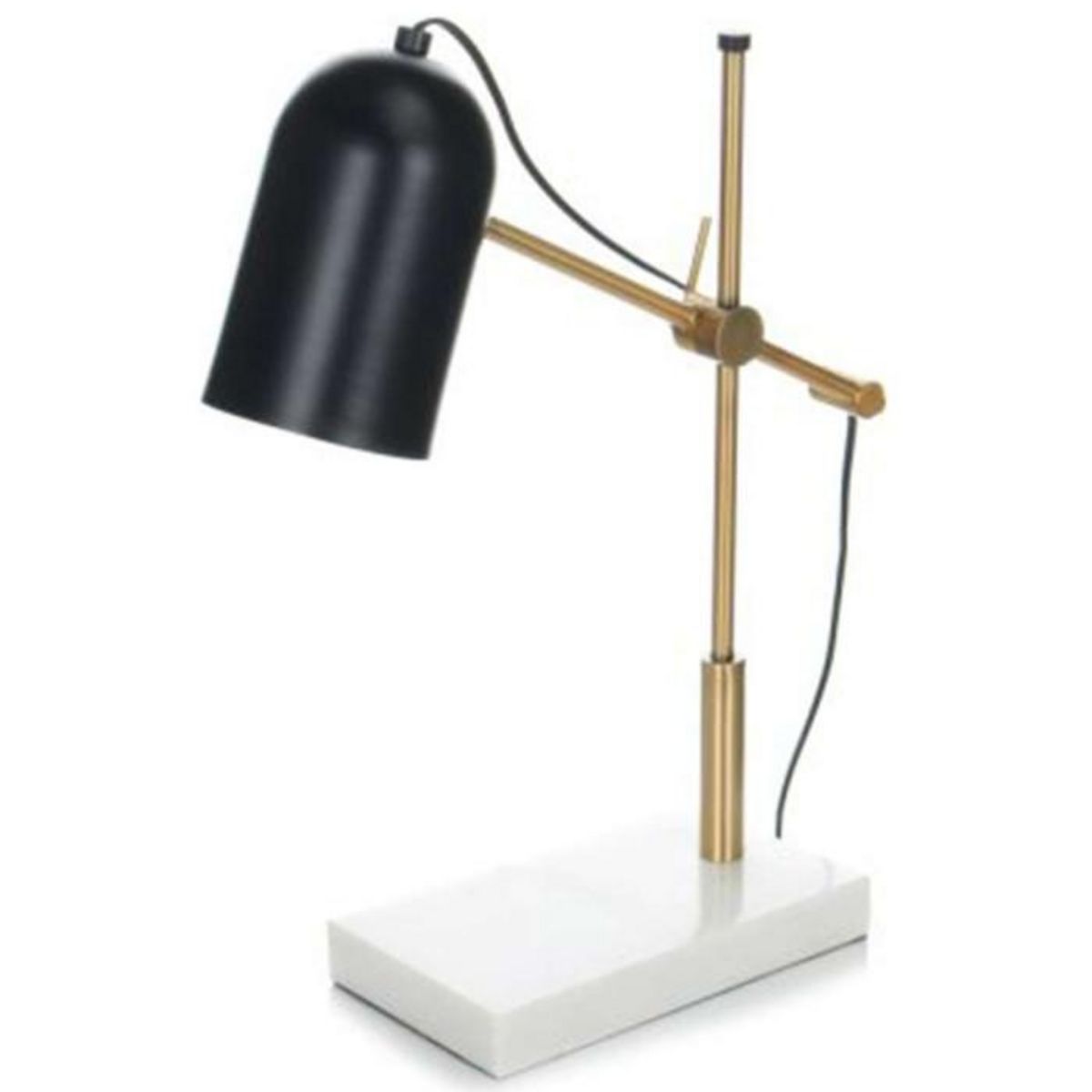 Paris Prix Lampe à Poser en Marbre  Spiro  54cm Noir