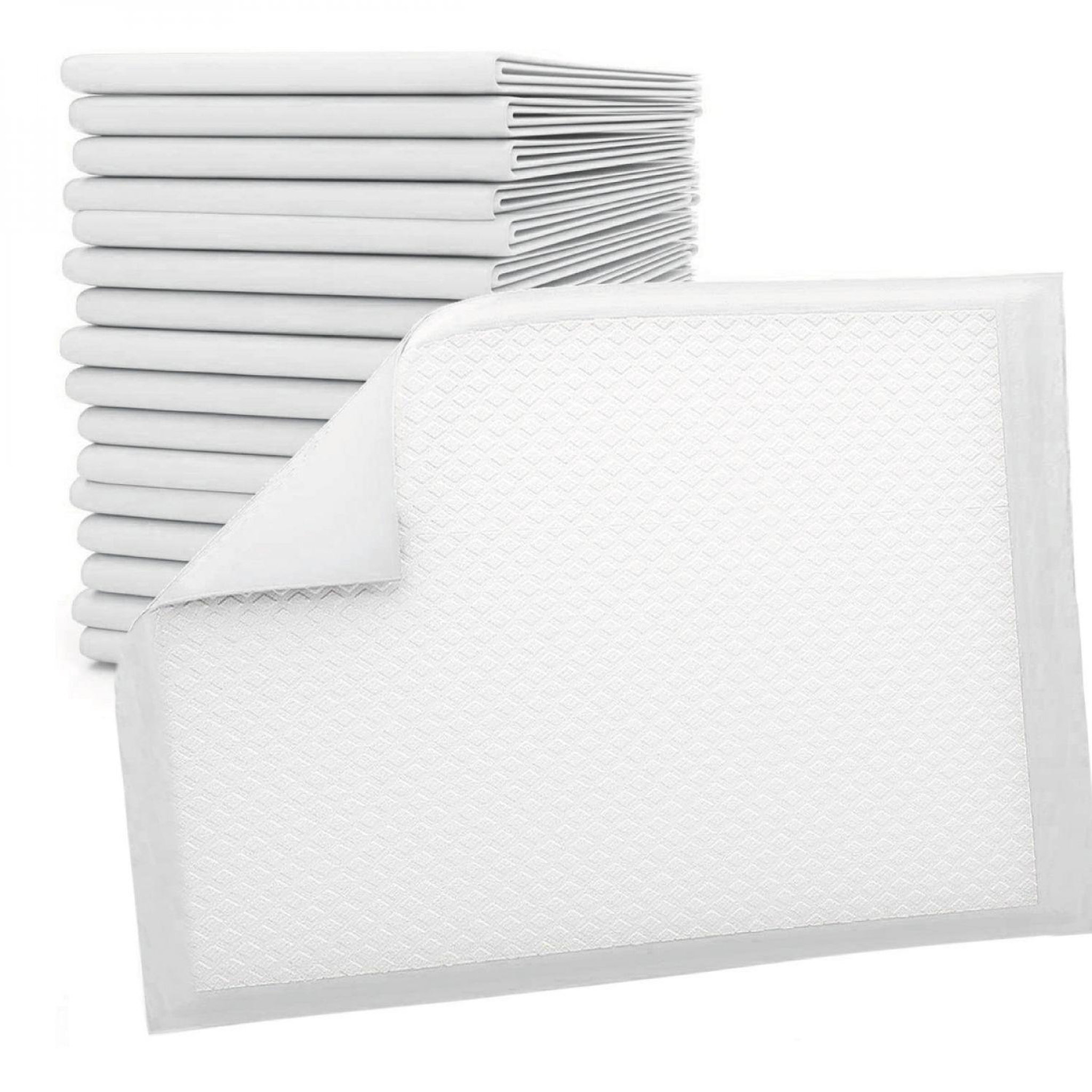 VIVEZEN Lot de 200 alèses jetables, imperméables - 60 x 90 cm - Blanc