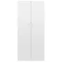 VIDAXL Bibliotheque Blanc brillant 82,5x30,5x185,5 cm Agglomere