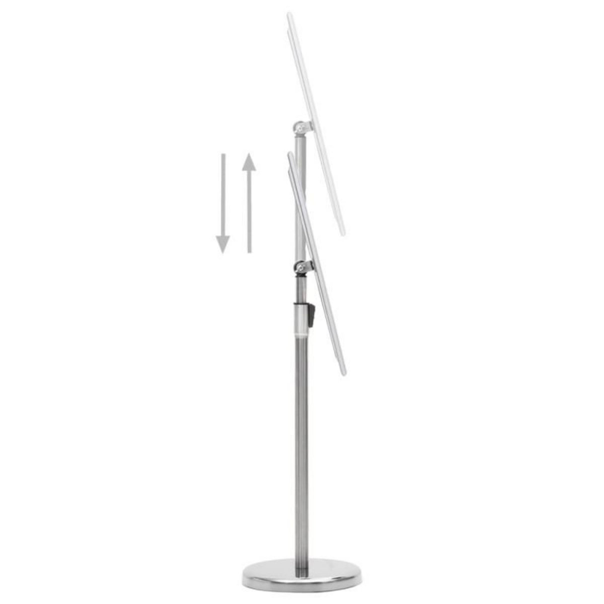 VIDAXL Support d affiche A4 sur pied Argenté Alliage d aluminium