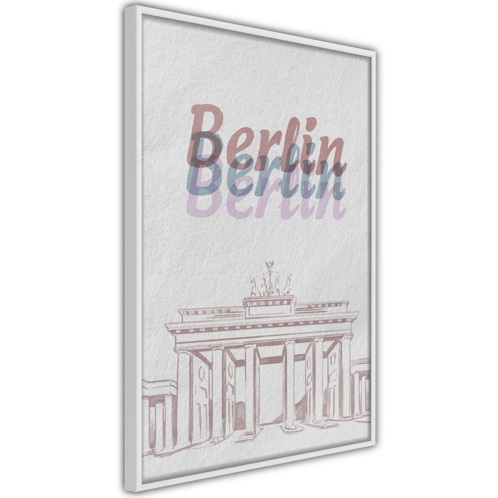 Paris Prix Affiche Murale Encadrée  Pastel Berlin