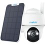 Voir la diapositive 1 : REOLINK Caméra de surveillance G430 Blanche + panneau solaire