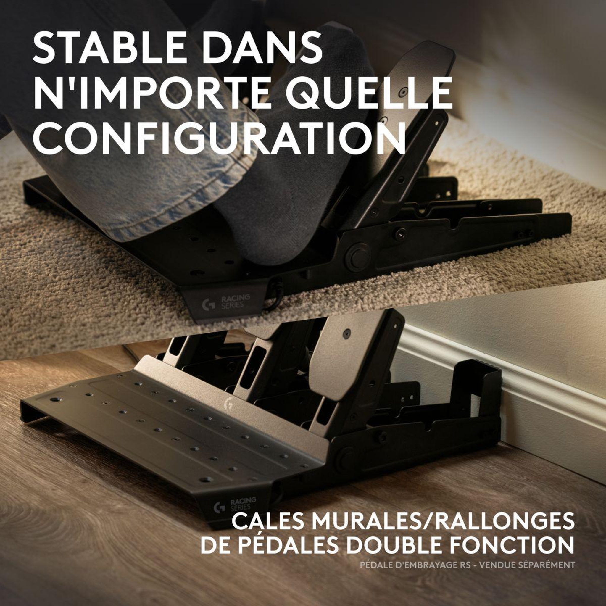 Voir la diapositive 5 : Logitech Pédalier RS PEDALS