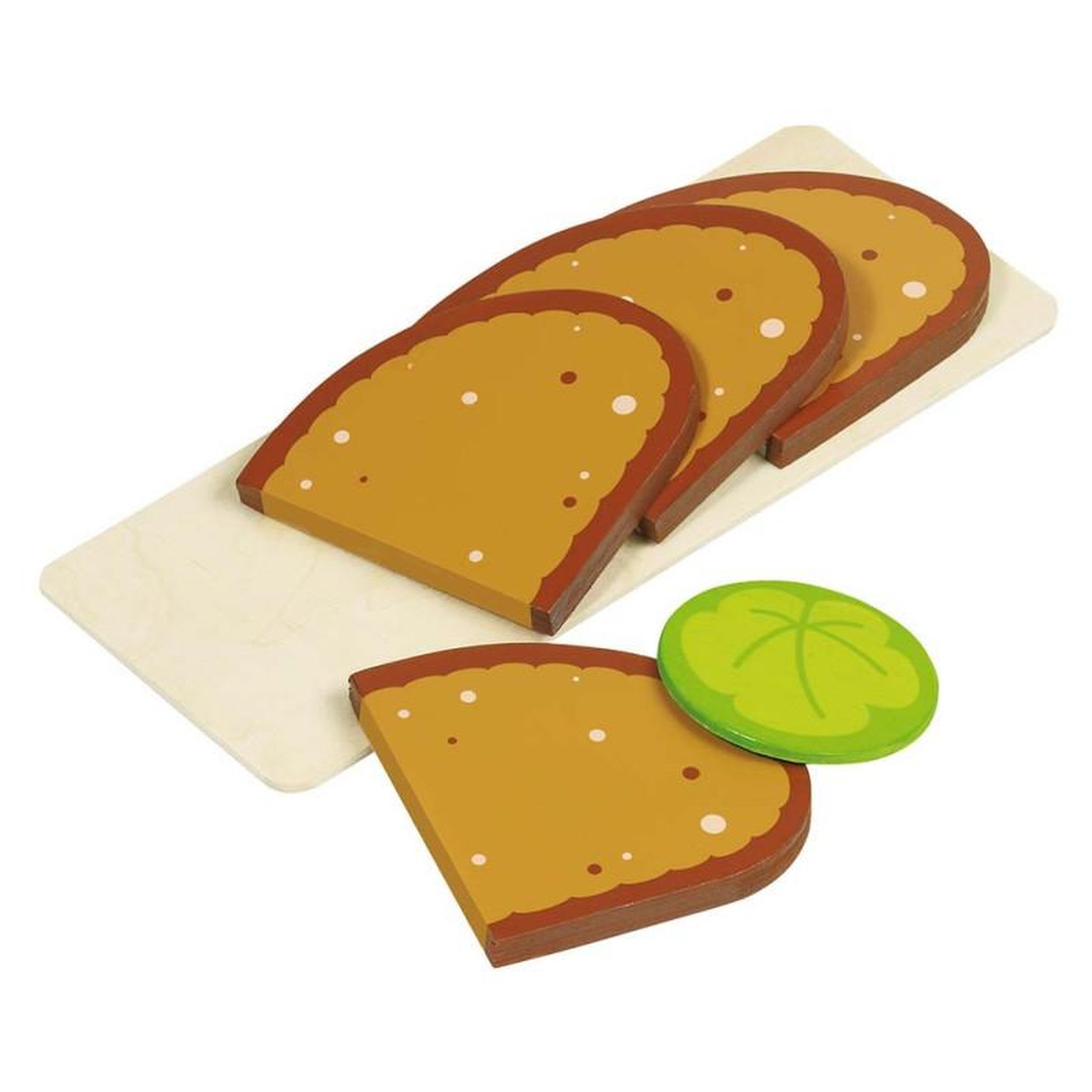 Goki GOKI Tranches de pain et feuille de salade