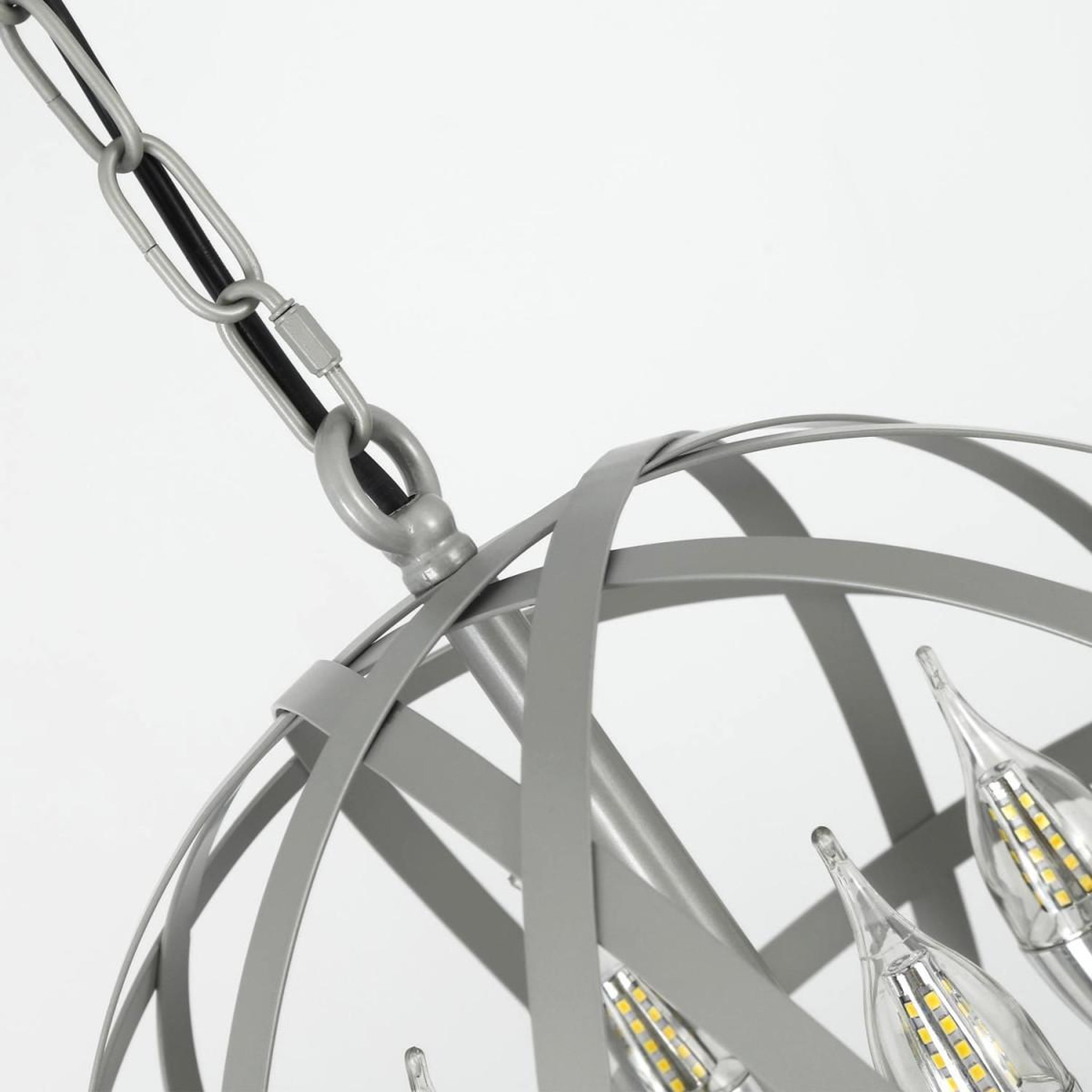 Voir la diapositive 5 : Paris Prix Suspension en métal design  vénus  34cm gris