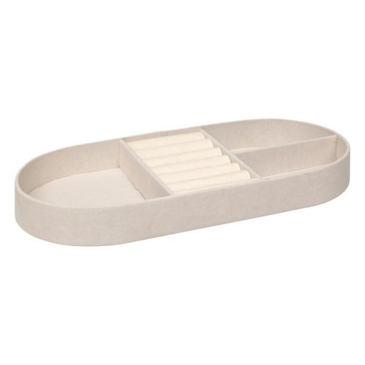 ATMOSPHERA Boîte à Bijoux en Velours  Enya  25cm Beige