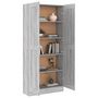Voir la diapositive 4 : VIDAXL Bibliotheque Sonoma gris 82,5x30,5x185,5 cm Bois d'ingenierie