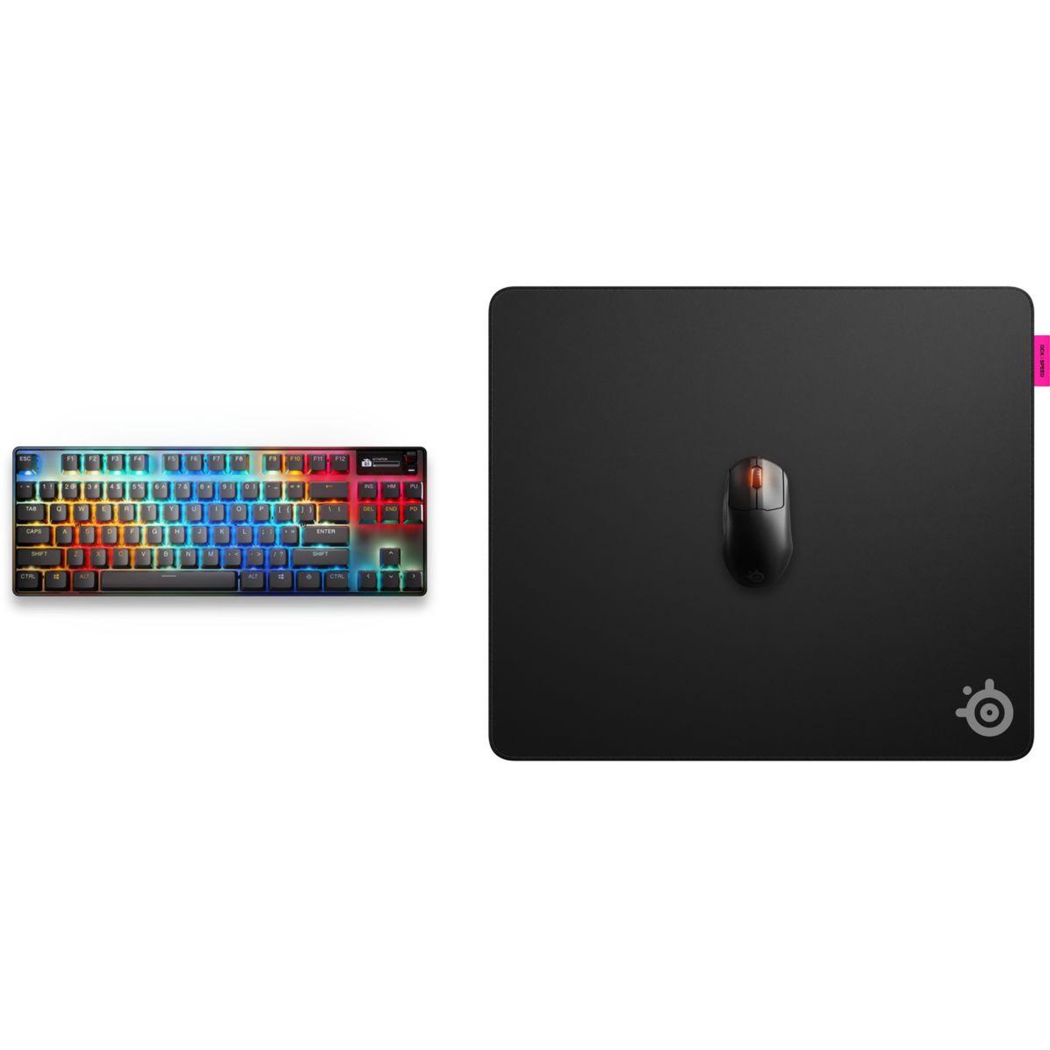 Voir la diapositive 3 : STEEL SERIES Tapis de souris QcK Perf L Speed