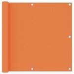 VIDAXL Ecran de balcon Orange 90x600 cm Tissu Oxford