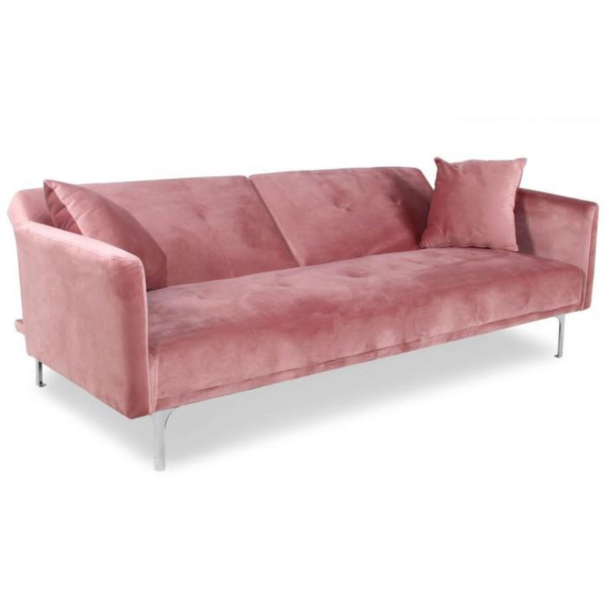 Paris Prix Canapé Convertible 3 Places  Lacla  191cm Rose