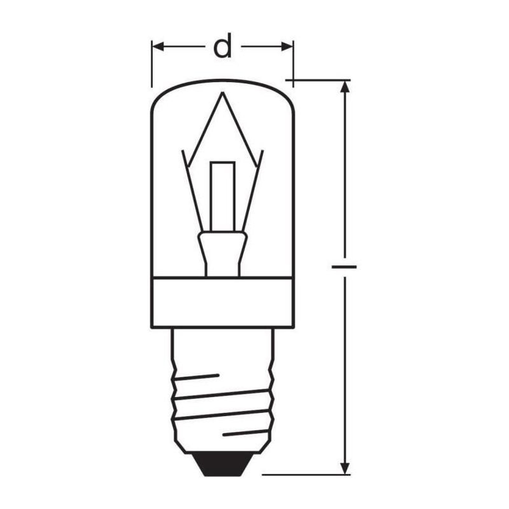 Voir la diapositive 3 : Osram OSRAM BLI1 TUBE FRIGO CONG 15W E14