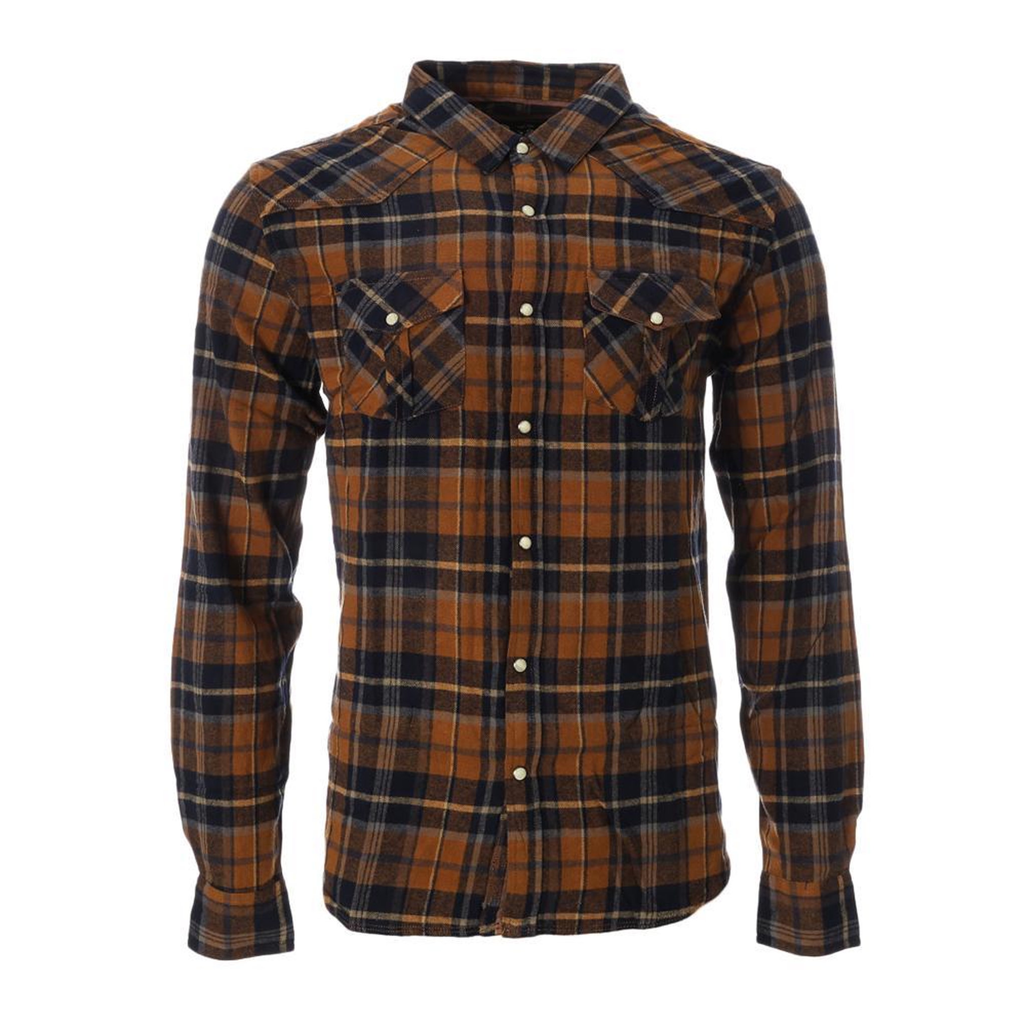 RMS 26 Chemise  à Motifs Homme RMS26 4779. Coloris disponibles : Marron